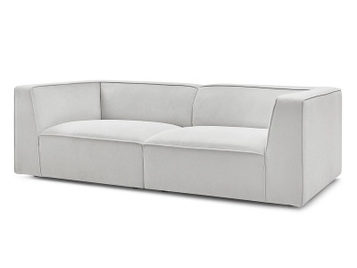 undefined, Sofa BOBOCHIC MOLIERE Cord-Stoff hellgrau, Sofa BOBOCHIC MOLIERE Cord-Stoff hellgrau
