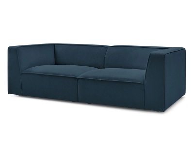 undefined, Sofa BOBOCHIC MOLIERE Cord-Stoff dunkelblau, Sofa BOBOCHIC MOLIERE Cord-Stoff dunkelblau