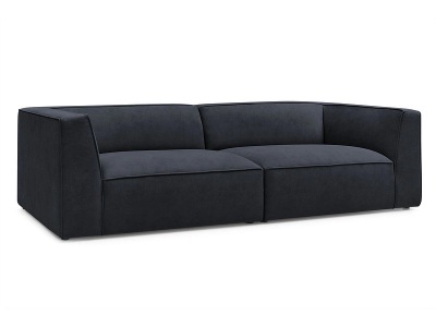 undefined, Sofa BOBOCHIC MOLIERE Samt dunkelblau, Sofa BOBOCHIC MOLIERE Samt dunkelblau