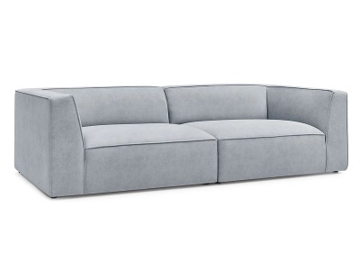 undefined, Sofa BOBOCHIC MOLIERE Samt hellgrau, Sofa BOBOCHIC MOLIERE Samt hellgrau