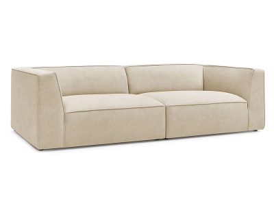 undefined, Sofa BOBOCHIC MOLIERE Samt beige, Sofa BOBOCHIC MOLIERE Samt beige