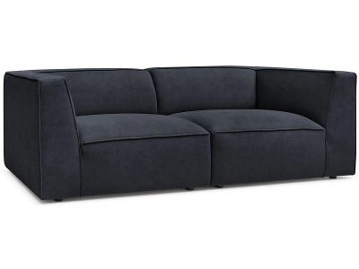 undefined, Sofa BOBOCHIC MOLIERE Samt dunkelblau