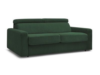 undefined, Sofa BOBOCHIC MONACO Cord-Stoff grün, Bettsofa BOBOCHIC MONACO Cord-Stoff grün