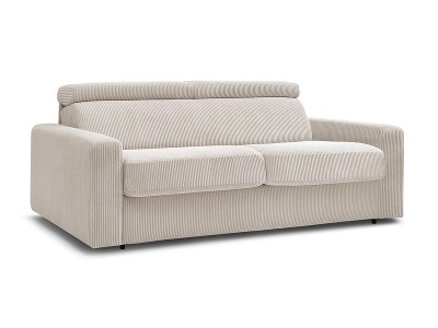 undefined, Sofa BOBOCHIC MONACO Cord-Stoff beige, Bettsofa BOBOCHIC MONACO Cord-Stoff beige