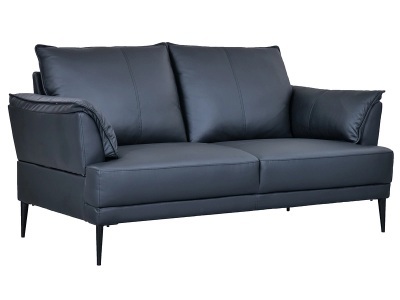 undefined, 2er Sofa RUSH Echtleder schwarz, 2er Sofa RUSH Echtleder schwarz