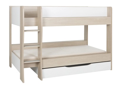 Gami, Gami Etagenbett »ROOMY«, Mit Bettkasten, MID.YOU Etagenbett 90/200 cm , Roomy , Eichefarben , Holzwerkstoff , 90 cm , foliert,Nachbildung , mit Schubkästen , 002163001401