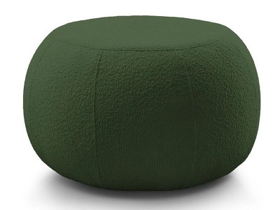 undefined, Hocker ALESIA 71x71x42cm boucle-stoff grün, Hocker BOBOCHIC ALESIA 71x71x42cm boucle-stoff grün