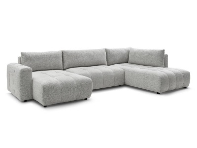 undefined, Sofa BOBOCHIC ARSENE Stoff chiniert hellgrau