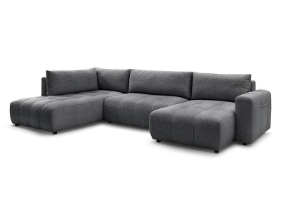 undefined, Sofa BOBOCHIC ARSENE Stoff chiniert dunkelgrau