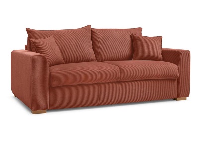 undefined, Bettsofa BOBOCHIC AUGUSTIN Cord-Stoff orange, Bettsofa BOBOCHIC AUGUSTIN Cord-Stoff orange