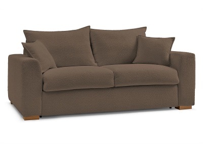 undefined, Bettsofa BOBOCHIC AUGUSTIN Boucle-Stoff rotbraun, Bettsofa BOBOCHIC AUGUSTIN Boucle-Stoff rotbraun