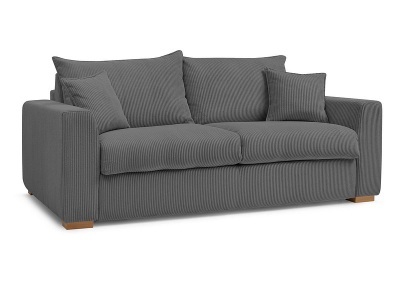 undefined, Bettsofa BOBOCHIC AUGUSTIN Cord-Stoff dunkelgrau, Bettsofa BOBOCHIC AUGUSTIN Cord-Stoff dunkelgrau