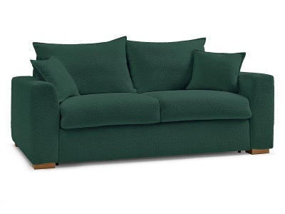 undefined, Bettsofa BOBOCHIC AUGUSTIN Boucle-Stoff grün, Bettsofa BOBOCHIC AUGUSTIN Boucle-Stoff grün