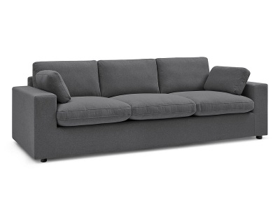 undefined, Sofa BOBOCHIC BELAIR Stoff dunkelgrau