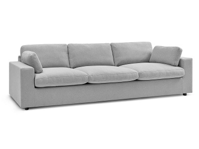 undefined, Sofa BOBOCHIC BELAIR Stoff hellgrau