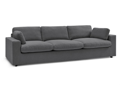 undefined, Sofa BOBOCHIC BELAIR Stoff dunkelgrau