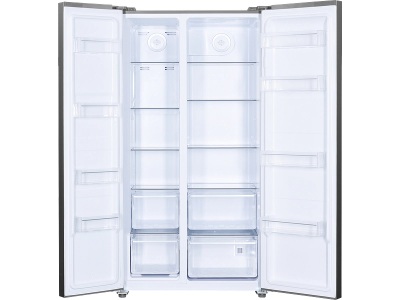 BEKO, BEKO SBS300 - Foodcenter/Side-by-Side (Standgerät), Beko Foodcenter SBS300 Silber