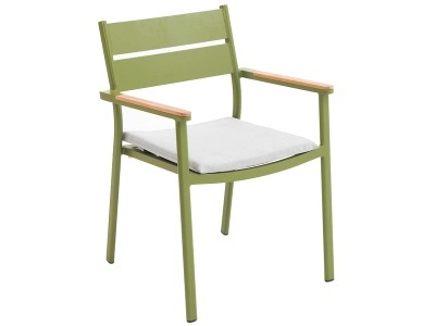 undefined, Gartenstuhl SIMMONS Aluminium grün, 