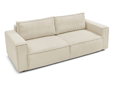 undefined, 3er Sofa BOBOCHIC NIHAD Cord-Stoff beige, 3er Sofa BOBOCHIC NIHAD Cord-Stoff beige