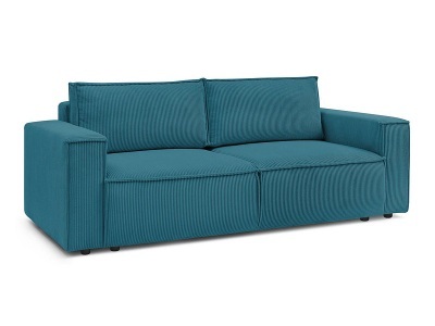 undefined, 3er Sofa BOBOCHIC NIHAD Cord-Stoff hellblau, 3er Sofa BOBOCHIC NIHAD Cord-Stoff hellblau
