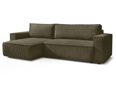 undefined, Ecksofa BOBOCHIC NIHAD Cord-Stoff hellgrün