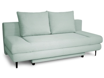 undefined, 3er Sofa LEMON Stoff blau, Bettsofa LEMON Stoff blau