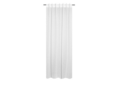 undefined, Vorhang VIVY 140x240cm kräuselband / tunnel / nelke durchsichtig weiss, Vorhang VIVY 140x240cm kräuselband / tunnel / nelke durchsichtig weiss