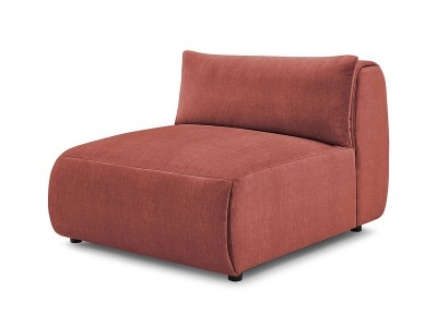undefined, Modulare Sessel für Sofa BOBOCHIC JEANNE Samt orange