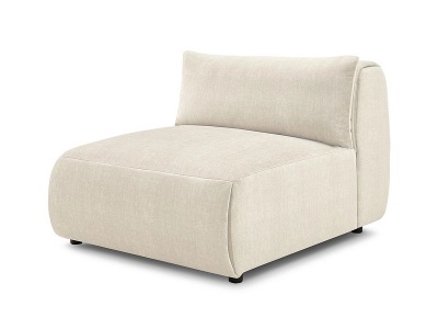 undefined, Modulare Sessel für Sofa BOBOCHIC JEANNE Samt beige