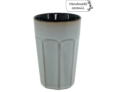 undefined, Kaffeebecher SHANIA 34cl Keramik grau, Kaffeebecher SHANIA 34cl Keramik grau