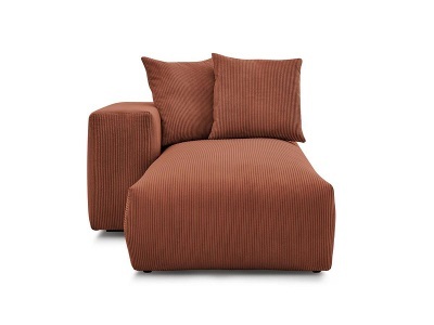 undefined, Récamière BOBOCHIC VOLTAIRE Cord-Stoff orange, 