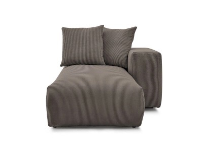 undefined, Récamière BOBOCHIC VOLTAIRE Cord-Stoff taupe, 