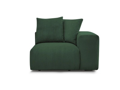 undefined, Modulare Sessel für Sofa BOBOCHIC VOLTAIRE Cord-Stoff grün, 