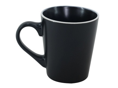 undefined, Kaffeebecher LILI 32cl Sandstein schwarz 1 Stück, Kaffeebecher LILI 32cl Sandstein schwarz 1 Stück