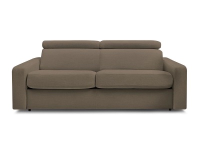 undefined, 3er Sofa BOBOCHIC MONACO Stoff rotbraun