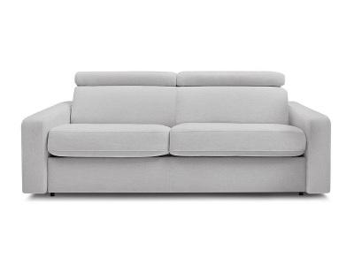 undefined, 3er Sofa BOBOCHIC MONACO Stoff hellgrau