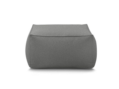 undefined, Gartenhocker RIVIERA 80x80x42cm stoff dunkelgrau, Gartenhocker BOBOCHIC RIVIERA 80x80x42cm stoff dunkelgrau