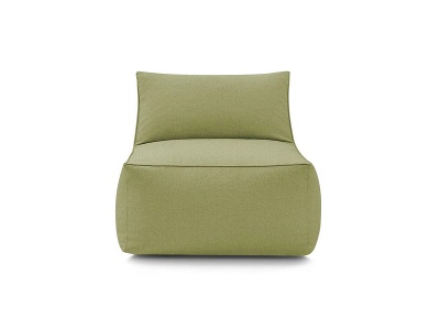undefined, Sessel mit Schlaffunktion 1 Platz RIVIERA Stoff grün
