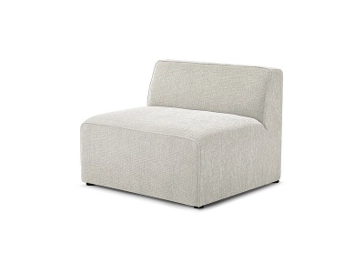 undefined, Modulare Sessel für Sofa BOBOCHIC MEGEVE Stoff mit Textur beige