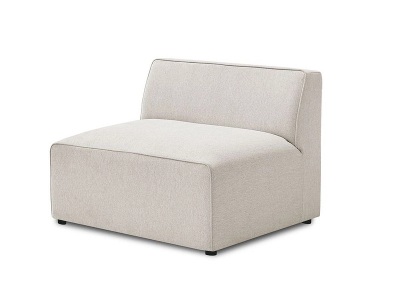 undefined, Modulare Sessel für Sofa BOBOCHIC MEGEVE Stoff chiniert beige