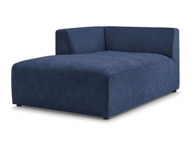 undefined, Récamière BOBOCHIC MEGEVE Stoff mit Textur dunkelblau, Récamière BOBOCHIC MEGEVE Stoff mit Textur dunkelblau