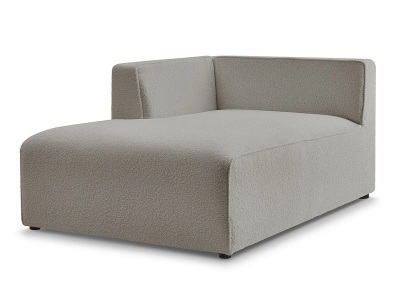 undefined, Récamière BOBOCHIC MEGEVE Boucle-Stoff hellgrau, Récamière BOBOCHIC MEGEVE Boucle-Stoff hellgrau