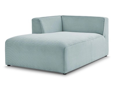 undefined, Récamière BOBOCHIC MEGEVE Cord-Stoff hellblau, Récamière BOBOCHIC MEGEVE Cord-Stoff hellblau