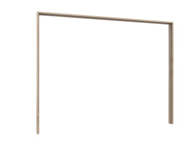 undefined, Schrankrahmen BUDAPEST 213x12cm eiche ton