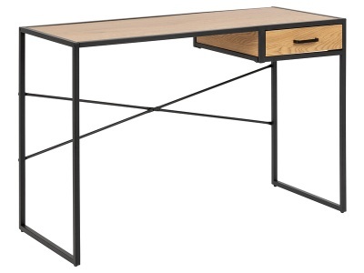 mutoni scandi, Schreibtisch Multiple Bronx Eiche, Schreibtisch SEAFORD 45x110x75cm eiche