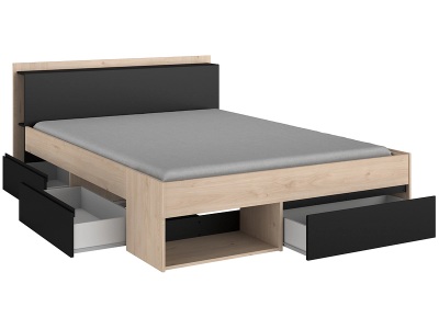 undefined, Bett MOST 140x200cm eiche, Parisot Stauraumbett »Parisot Stauraumbett Most«