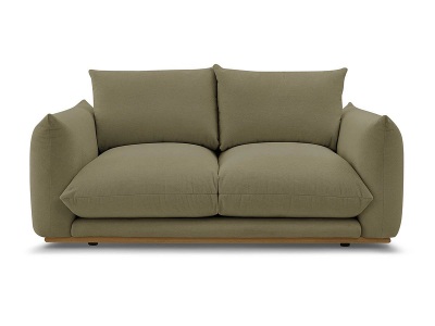 undefined, 2er Sofa BOBOCHIC ERNEST Stoff grün