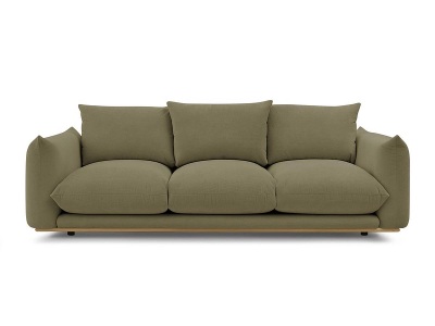 undefined, 2er Sofa BOBOCHIC ERNEST Stoff grün