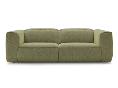 undefined, 3er Sofa BOBOCHIC WILLIAM Stoff chiniert grün