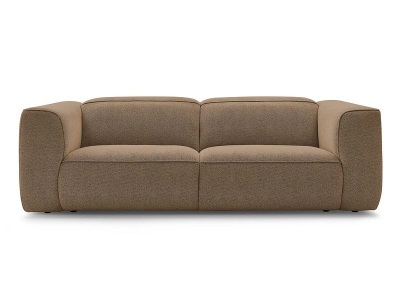undefined, 3er Sofa BOBOCHIC WILLIAM Stoff chiniert orange